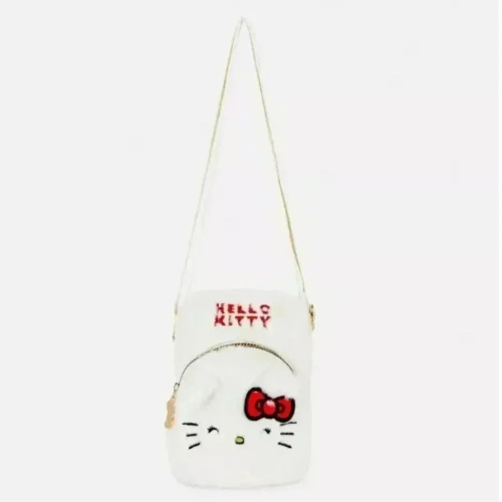 NEW Sanrio Hello Kitty Face Plus Cross Body Phone Bag